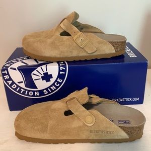 birkenstock boston latte cream